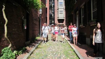 FLS International Boston Commons students in the Back Bay