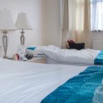 Una camera doppia in una casa privata della Frances King 