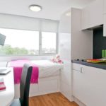 Uno studio nel residence per studenti a Londra