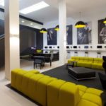 La sala d'attesa nel residence per studenti Pure Hammersmith a London