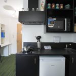 Un monolocale nel residence per studenti Curve Student a Londra