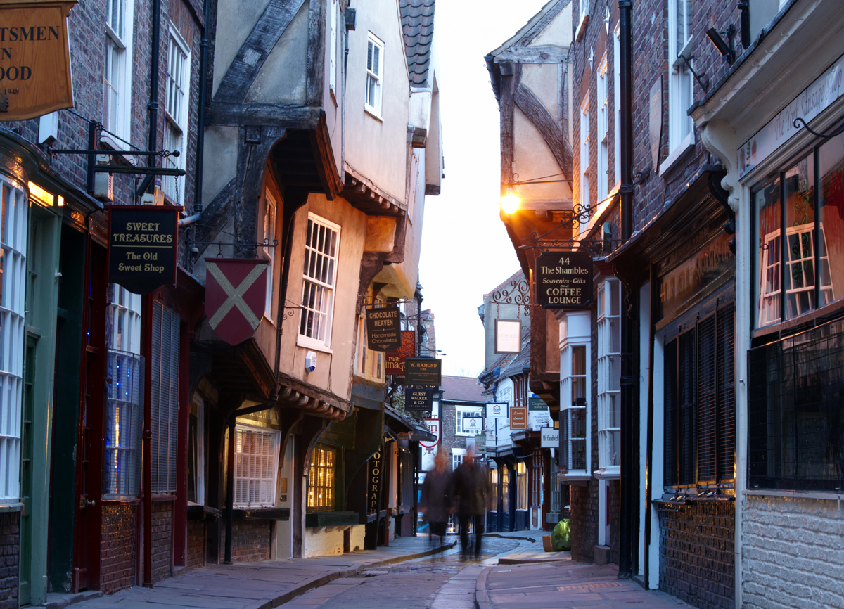 The Shambles in York, England