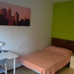 Bedroom of a Colegio de España shared apartment accommodation