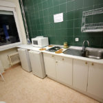Kitchen in the Aula Magna Azafranal student residence