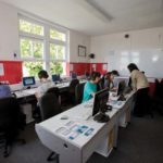 La sala computer della Cambridge Academy of English