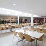 La caffetteria del campus Marino Institute of Education della scuola di lingue Emerald Cultural Institute