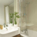 A bathroom in the Citadines serviced apartments in London