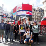 Frances King students at Piccadilly Circus in London