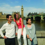 Frances King students near Westminster in London