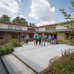 Il cortile Kamiya della Cambridge Academy of English