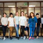 La classe di danze irlandesi della scuola An Emerald Cultural Institute a Dublino