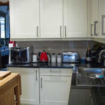 The kitchen in a Frances King premium homestay