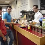 L'area caffe nella sede principale della Frances King 