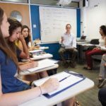 Una classe alla Frances King di preparazione all'esame