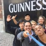Gli studenti della Horner School in visita alla fabbrica della Guinness