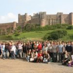 International House Newcastle school students visit the ancient castles of Northumbria