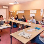 Una classe della scuola French in Normandy
