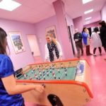 L'area giochi della scuola French in Normandy