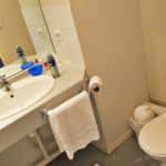 Un bagno del residence per gli studenti Les Estudines Normandie 