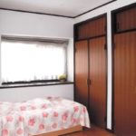 Una stanza da letto nell'alloggio in famiglia della scuola Genki di Tokyo