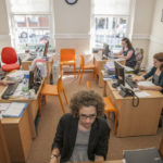 Lo staff amministrativo della CES a Leeds