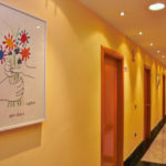 Un corridoio del residence studentesco Cum Laude 