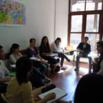 Gli studenti della scuola Colegio de España in un'aula