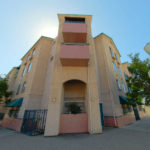 Il banco della reception del residence per studenti Vantaggio State Street