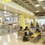 L'area ristorante della UCLA Ackerman 