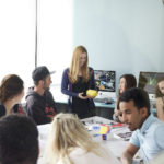 Il laboratorio dei computer della ELC di Los Angeles