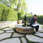 Il patio di una famiglia ospitante della scuola ELC Santa Barbara