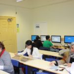 Sala computer della scuola English in Chester 