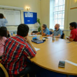 Gli studenti in un'aula della scuola English in York