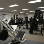 La sala pesi della FLS International New York/St. Peter's University