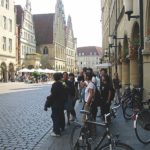 Kapito students in the center of Münster 