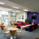 Il salotto per studenti della Wimbledon School of English