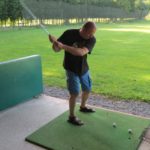 Trebinshun House student playing golf