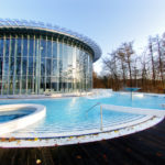 The modern Thermal Baths in Spa, Belgium