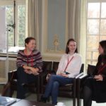 Gli studenti in classe presso il CERAN Spa chateaux (l'edificio principale della scuola)