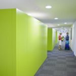 Un corridoio del residence della CERAN Spa 