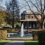 The Marie Henriette Pavillion in the Parc Sept Heures in Spa, Belgium
