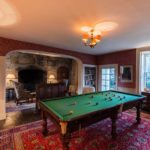 The billiard room at Trebinshun House school