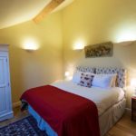 One of the double bedrooms in the Honeysuckle Cottage