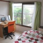 Una stanza da letto della Guest House della scuola Genki di Tokyo