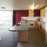 La cucina in un appartamento Liberty Park