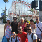 Gli studenti della scuola Converse di San Diego ad un parco divertimenti