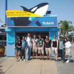 Gli studenti della scuola Converse di San Diego a Sea World