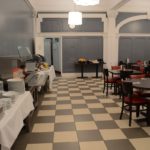 La caffetteria del residence per studenti Monroe a San Francisco