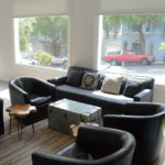 Il salotto del residence per studenti Monroe a San Francisco