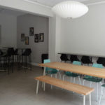 L'area comune del residence per studenti Monroe a San Francisco